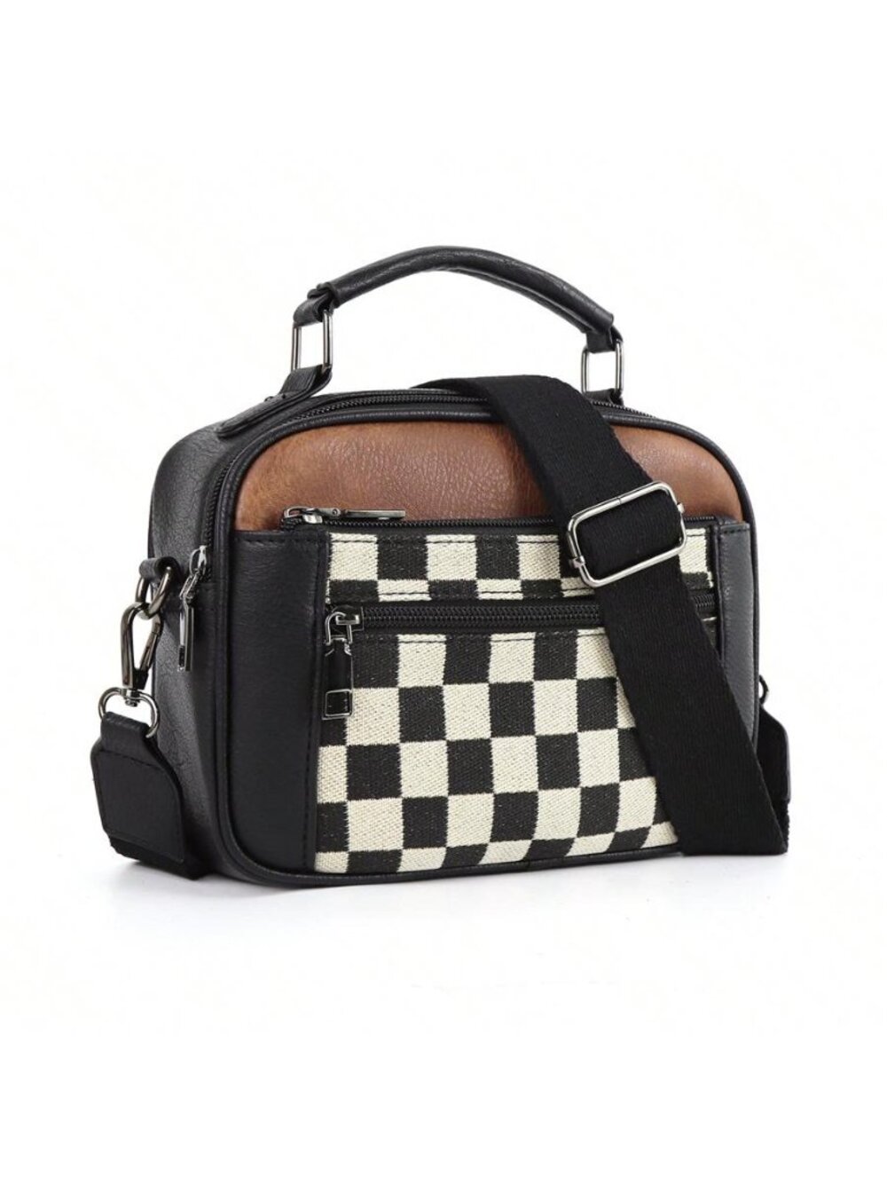 Checkerboard Crossbody Bag